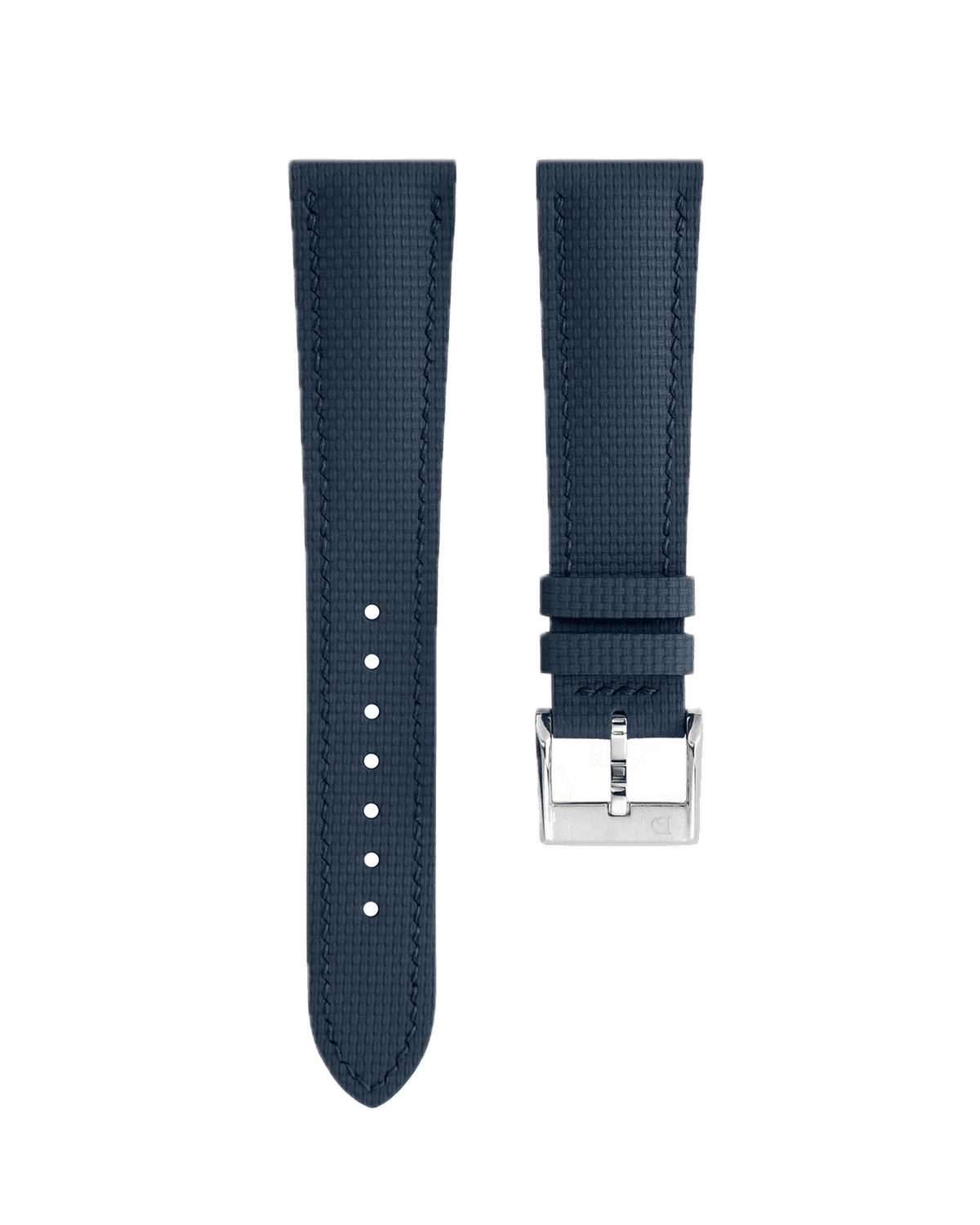 delugs Navy Blue Textured Sailcloth