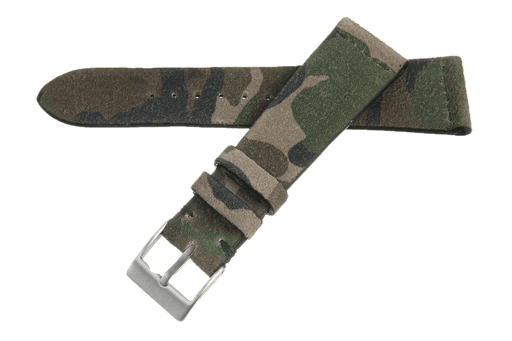Crown & Buckle Woods Camo Suede