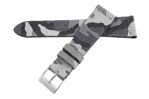 Crown & Buckle – Arctic Camo Suede