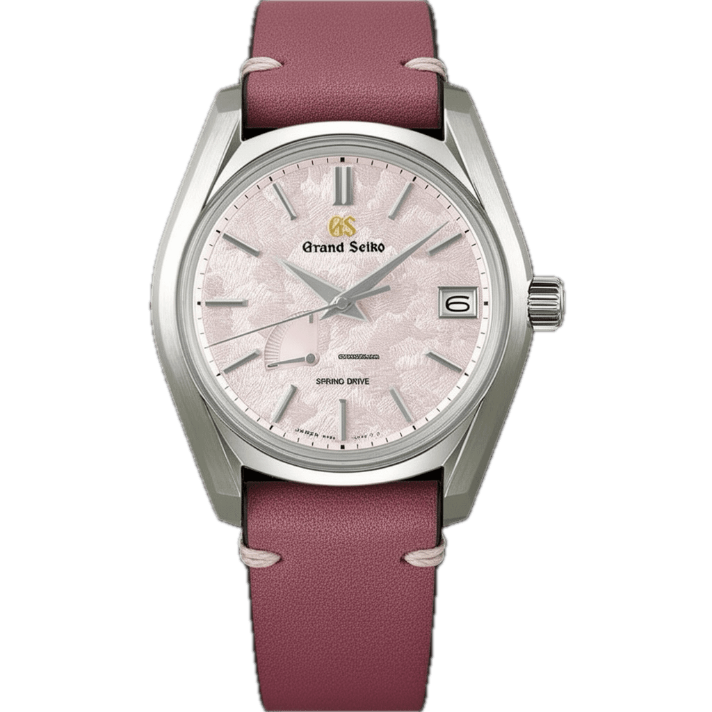 Grand Seiko Shunbun on Model 2 Premium - Aubergine strap