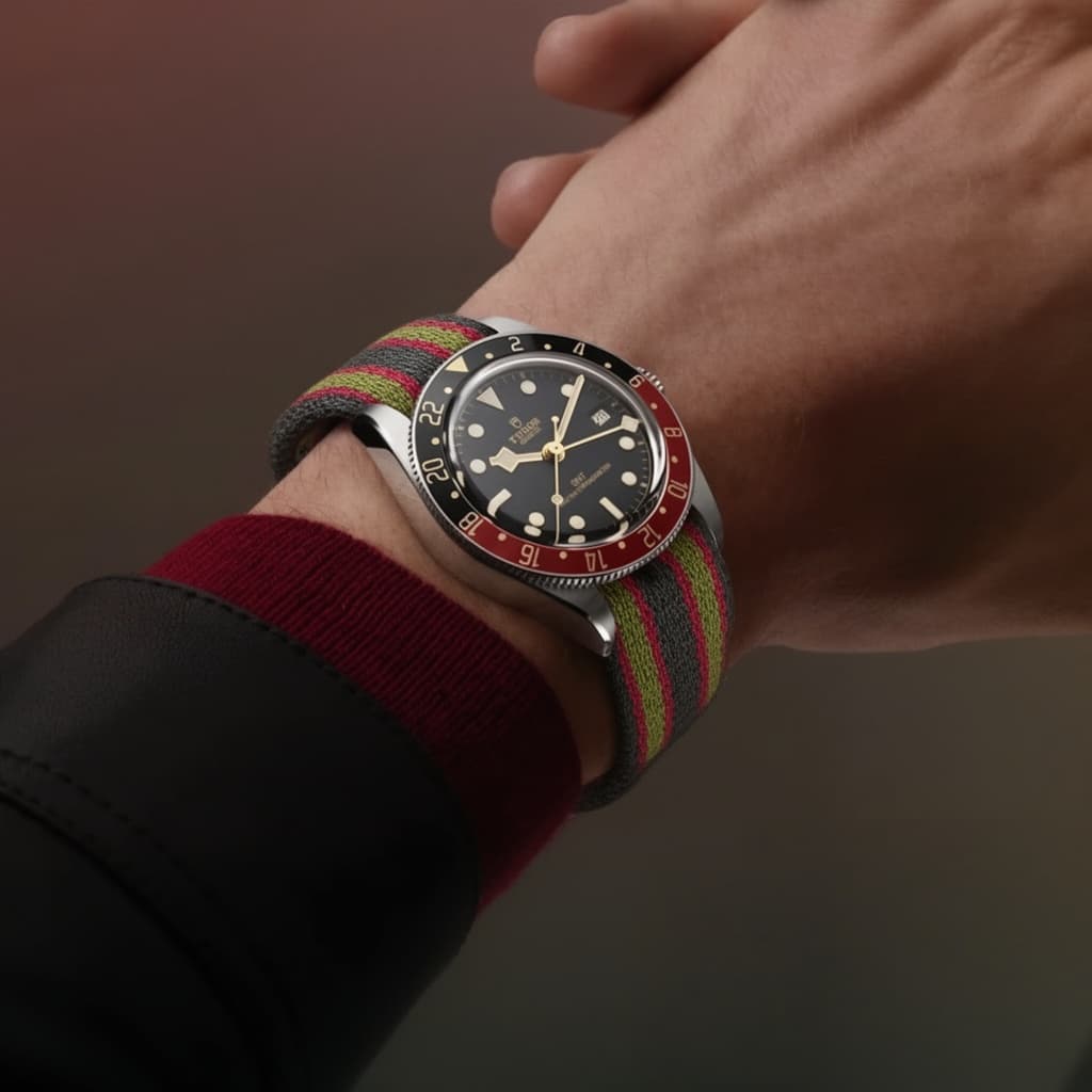 Tudor Black Bay 58 GMT on Matte Supreme - Bond strap