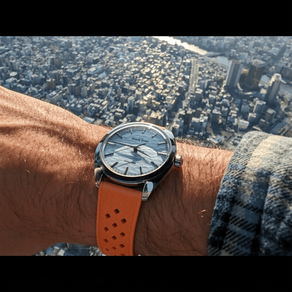 Bright Orange FKM Rubber