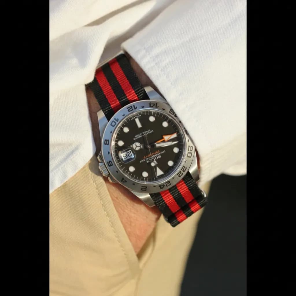 Rolex Explorer II on Matte Supreme - Bond strap