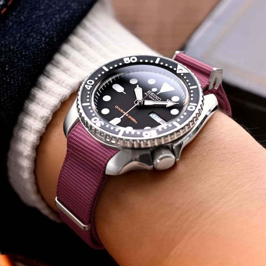 Burgundy Nylon