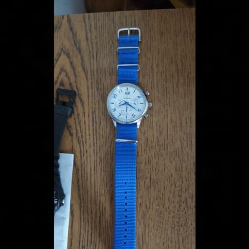 Tissot Chronograph on US-Made Military - Denim