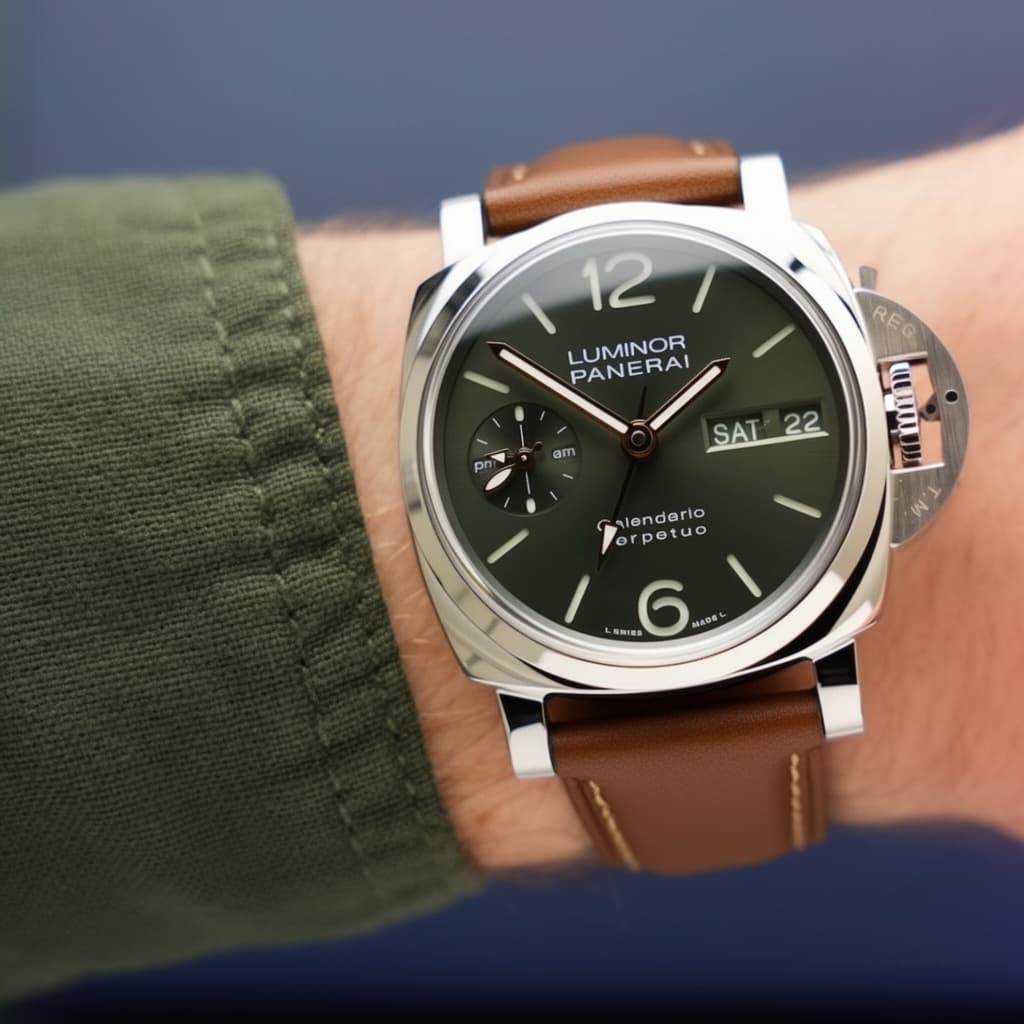 Custom Timepiece on Barenia® Leather strap