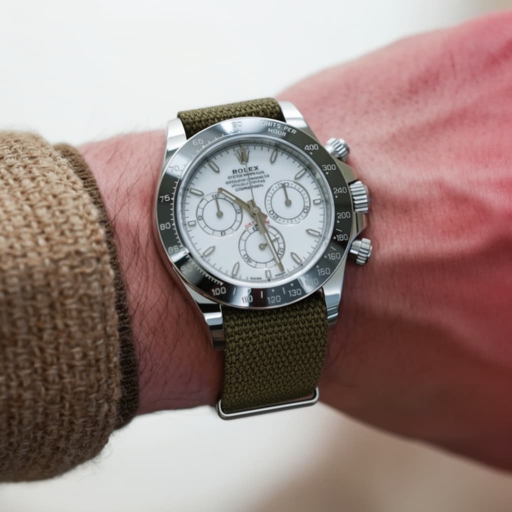 Rolex Daytona on Cypress Knit strap