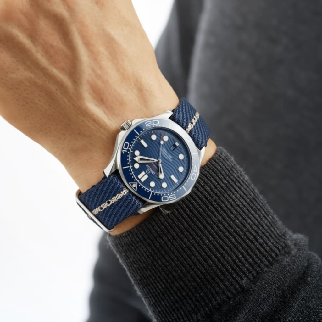 Omega Seamaster Diver 300M on Commander NATO strap