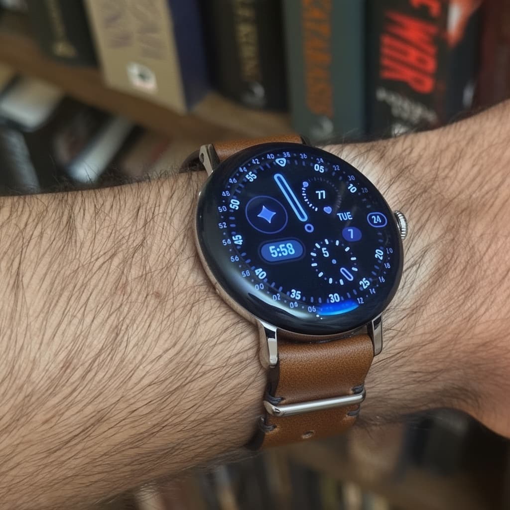 Custom Timepiece on Model 2 Premium - Moss Brown