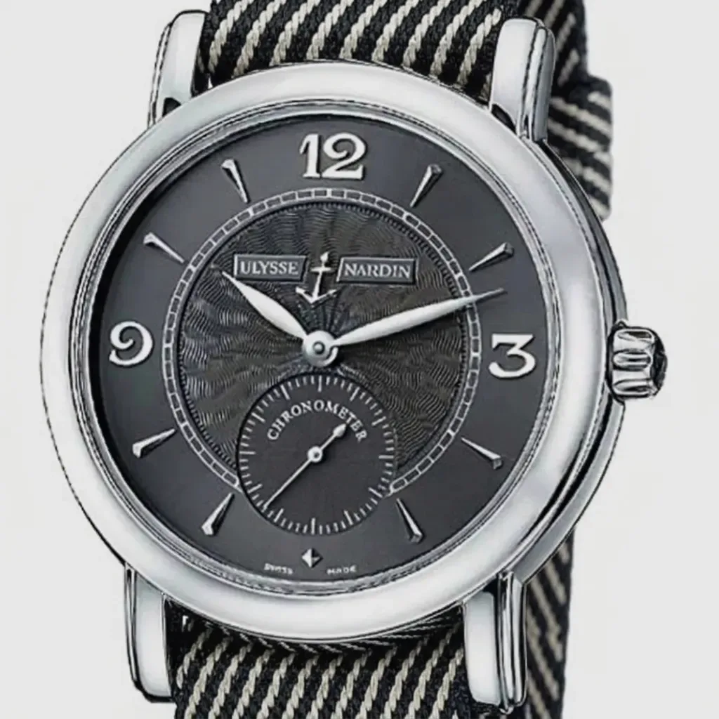 Ulysse Nardin Classico on Woven Nautical Single Pass strap