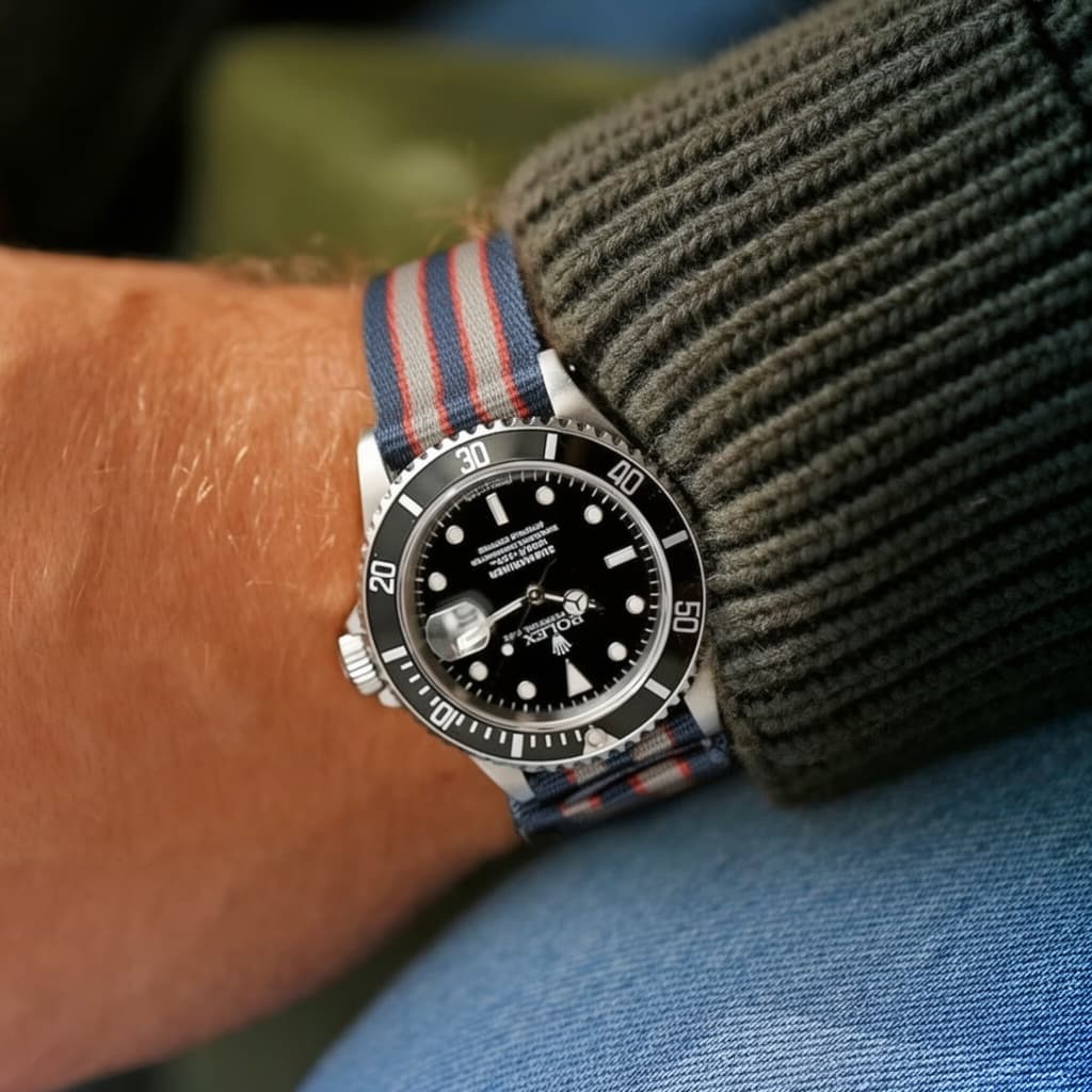 Rolex Submariner on Commander NATO strap