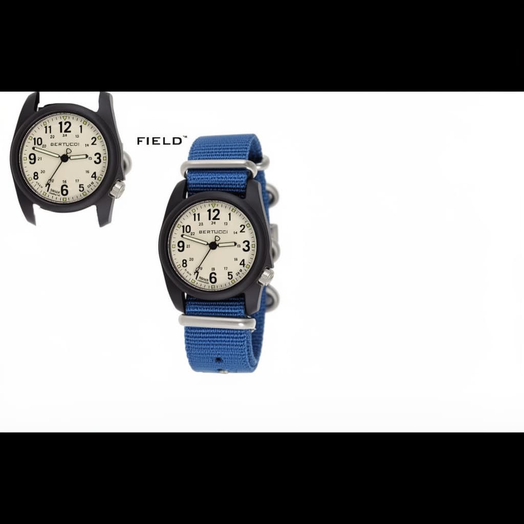 Bertucci Field Watch on US-Made Military - Denim strap