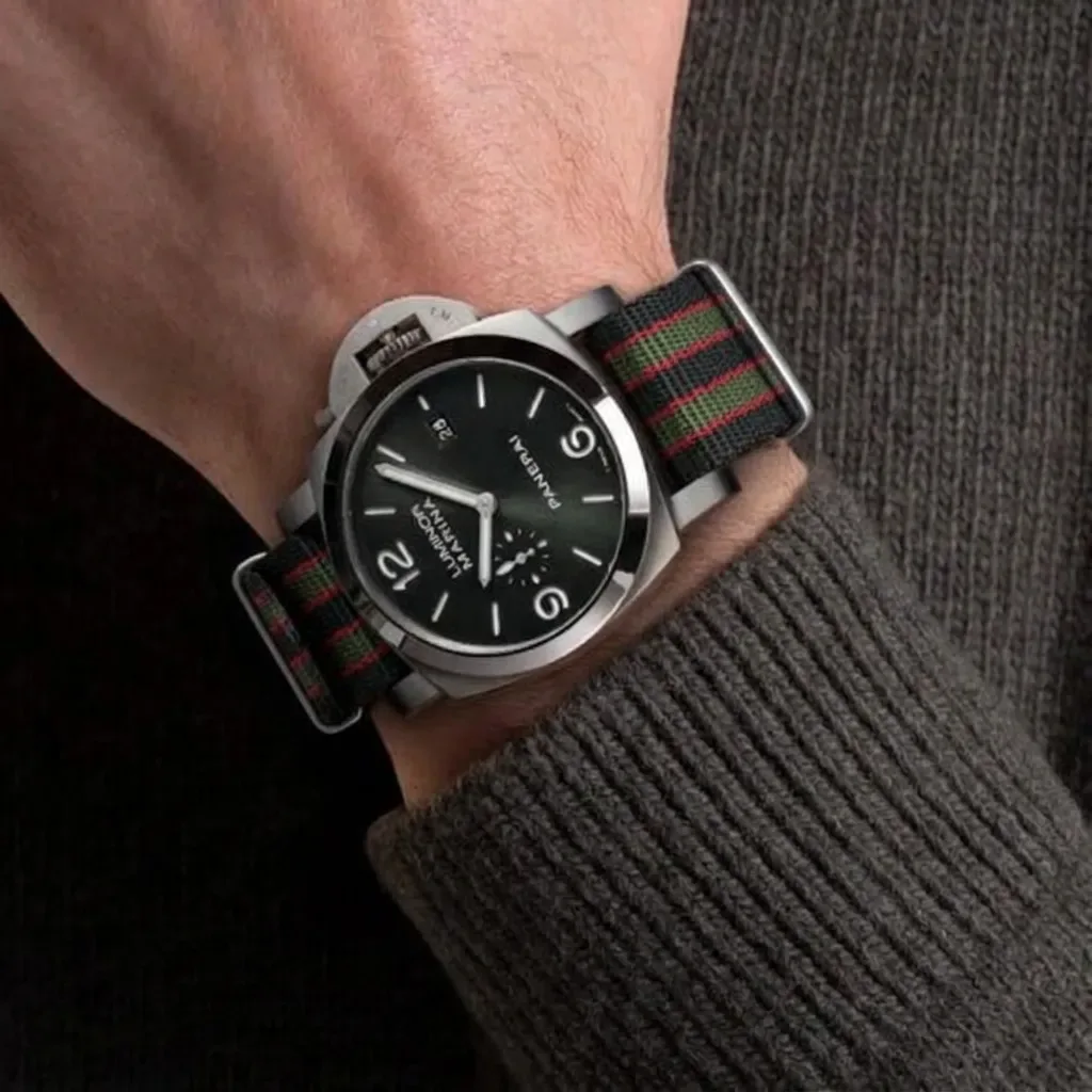 Panerai Luminor Marina on Blue Bond NATO strap