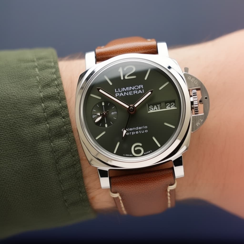 Panerai Luminor on Weathered Brown Leather strap