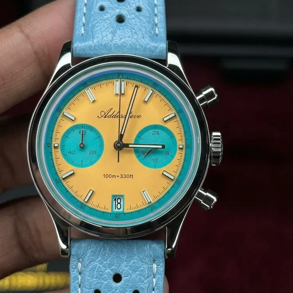 Addiesdive Addiesdive on Light Blue Perforated Leather Rally