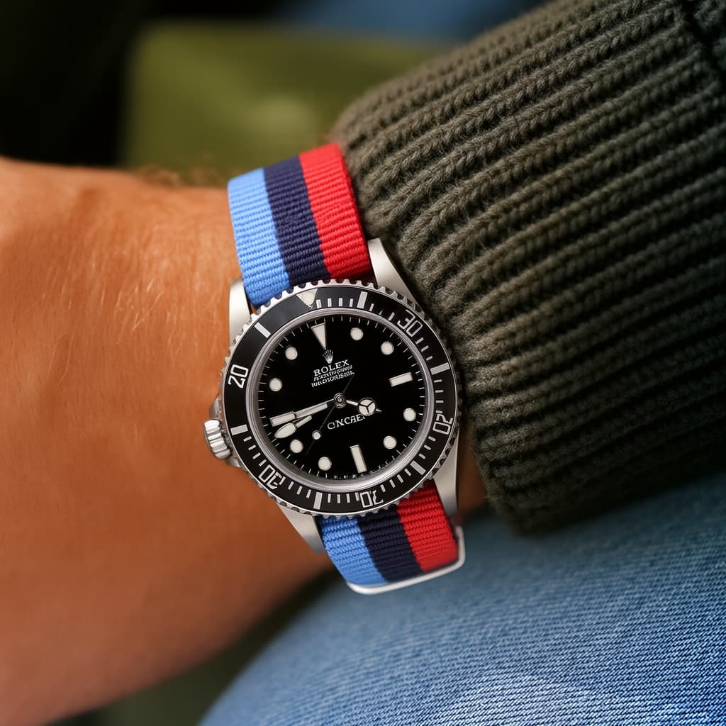 Rolex Submariner on Commander NATO strap