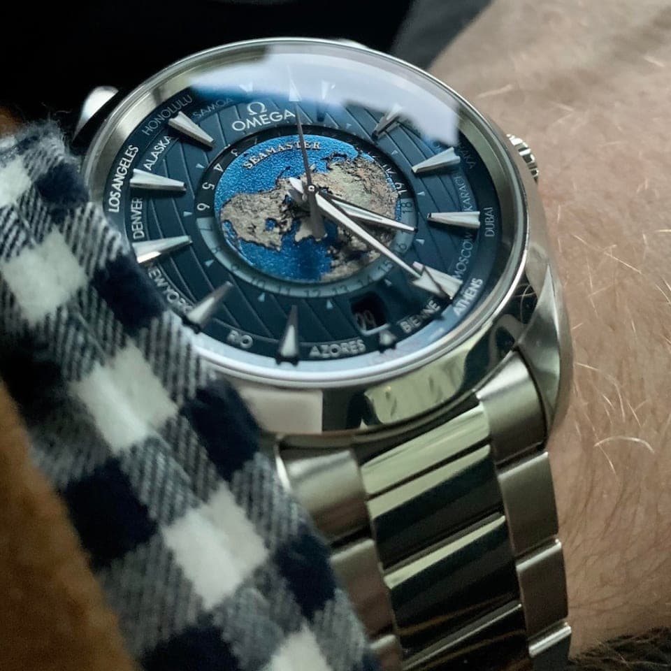 Omega Seamaster Aqua Terra Worldtimer GMT original timepiece